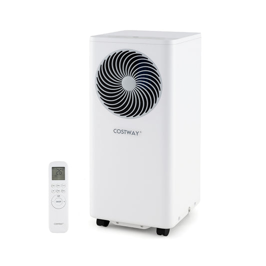 8200/10000 BTU Portable Air Conditioner, 3-in-1 AC Unit With Dehumidifier, White Portable Air Conditioners White at Gallery Canada