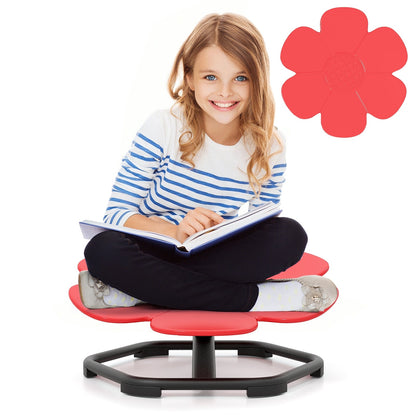 Kids Sensory Swivel Chair, Elephant Petal 360 Spinning, Red Kids Chairs & Seating at Gallery Canada