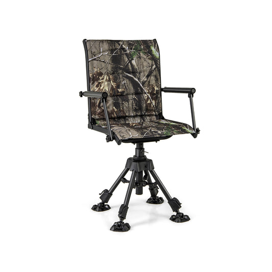 Folding Swivel Patio Chair, 4 Adjustable Leg, Camouflage Camping Furniture Camouflage at Gallery Canada