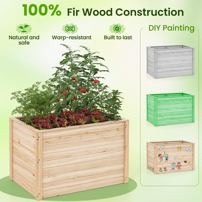 Wooden Raised Garden Bed, Elevated Planter Box, Open-Ended Base Raised Garden Beds at Gallery Canada