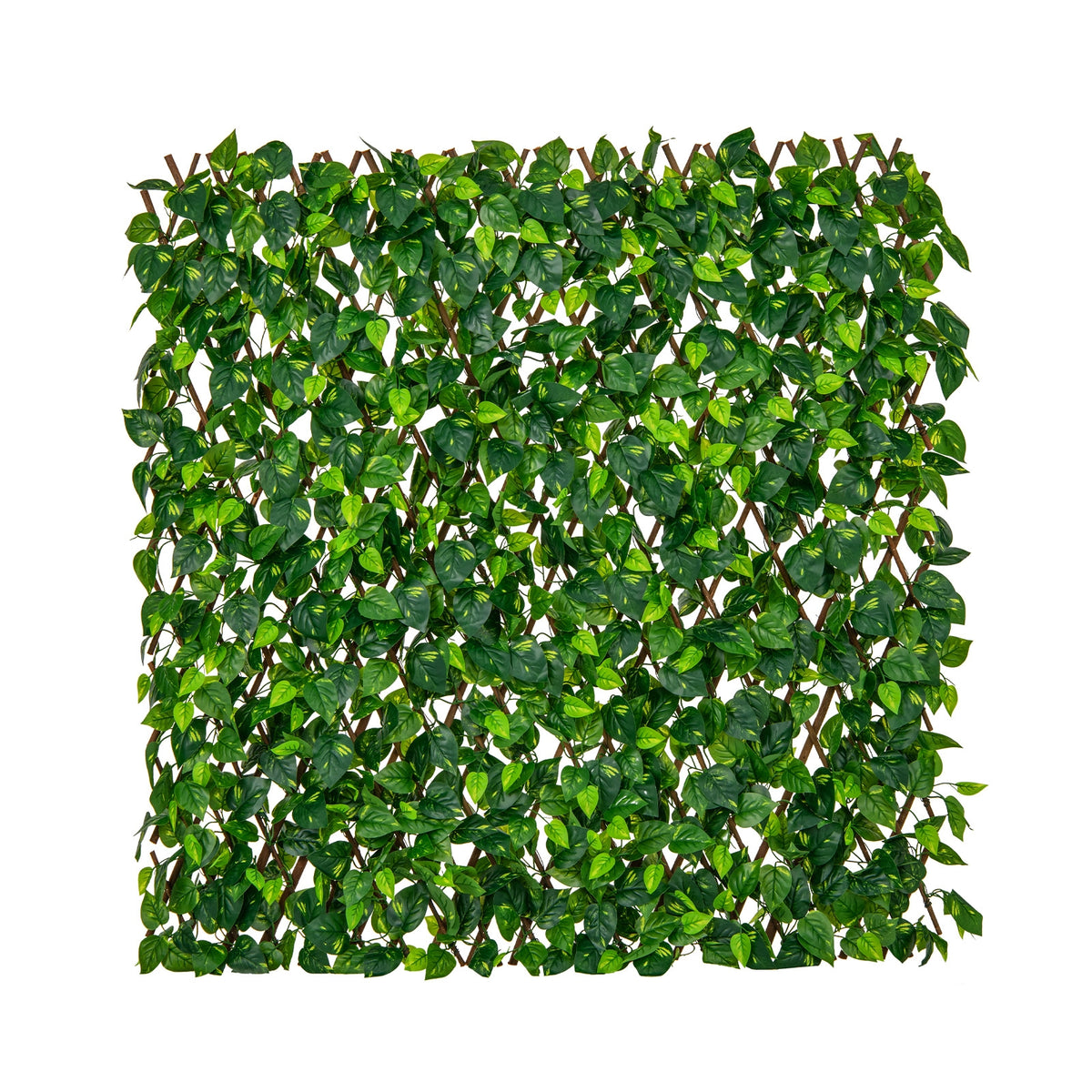 Expandable Fence Privacy Screen, Faux Fencing Panel, Real Willow Frame, Green Decorative Fencing & Flooring at Gallery Canada
