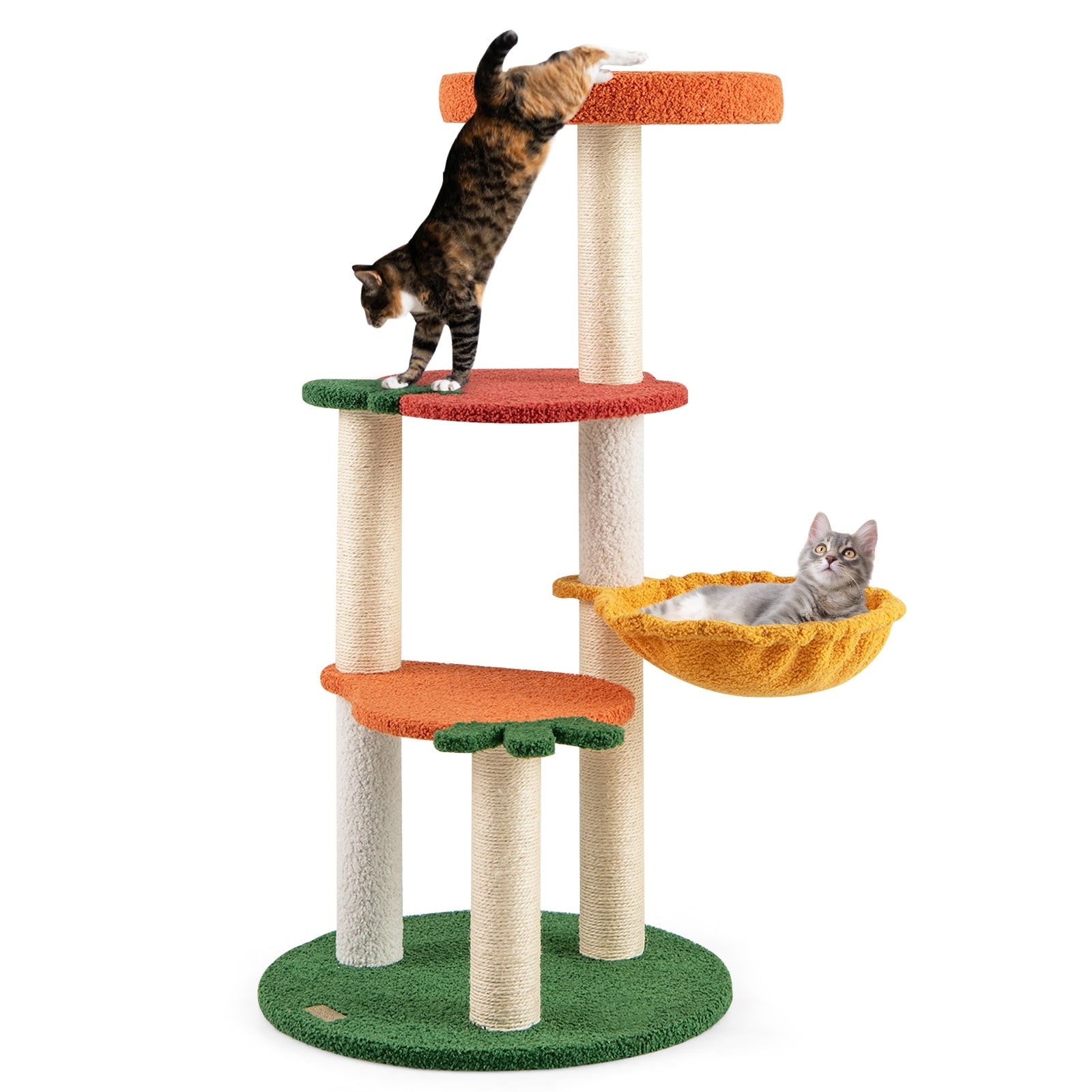 Multi-Level Cat Tree, Fruit-Shaped Platforms, Orange Cat Trees Condos & Scratchers at Gallery Canada