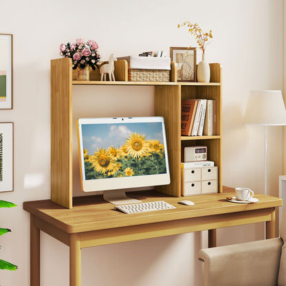 3-Tier Desk Bookshelf, 4 Shelves, Beige Bookcases at Gallery Canada
