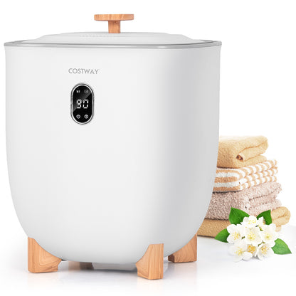 25L Towel Warmer Bucket, 2 Temperature Settings, Auto Shut Off, White Dryers at Gallery Canada