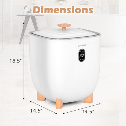 25L Towel Warmer Bucket, 2 Temperature Settings, Auto Shut Off, White Dryers at Gallery Canada