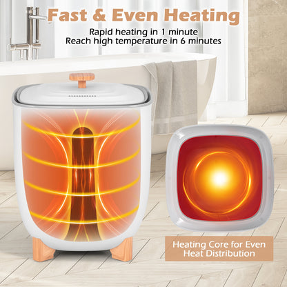25L Towel Warmer Bucket, 2 Temperature Settings, Auto Shut Off, White Dryers at Gallery Canada