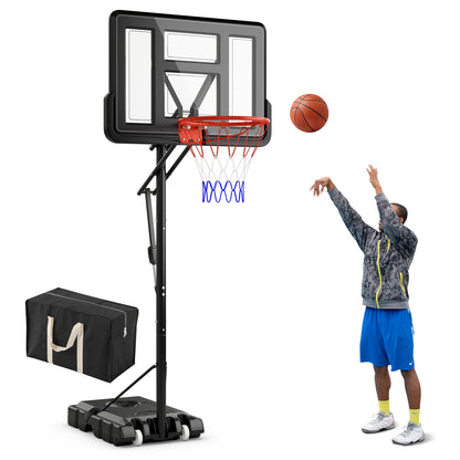 Portable Basketball Hoop System, 7.9-10 Feet, Black Sport Equipments at Gallery Canada