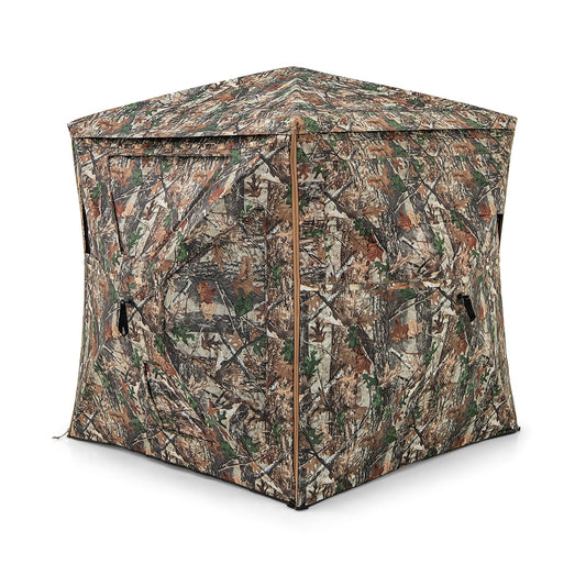 5-In-1 Detachable Hunting Blind, 2-3 Person, Skylight, Camouflage Tents Camouflage at Gallery Canada