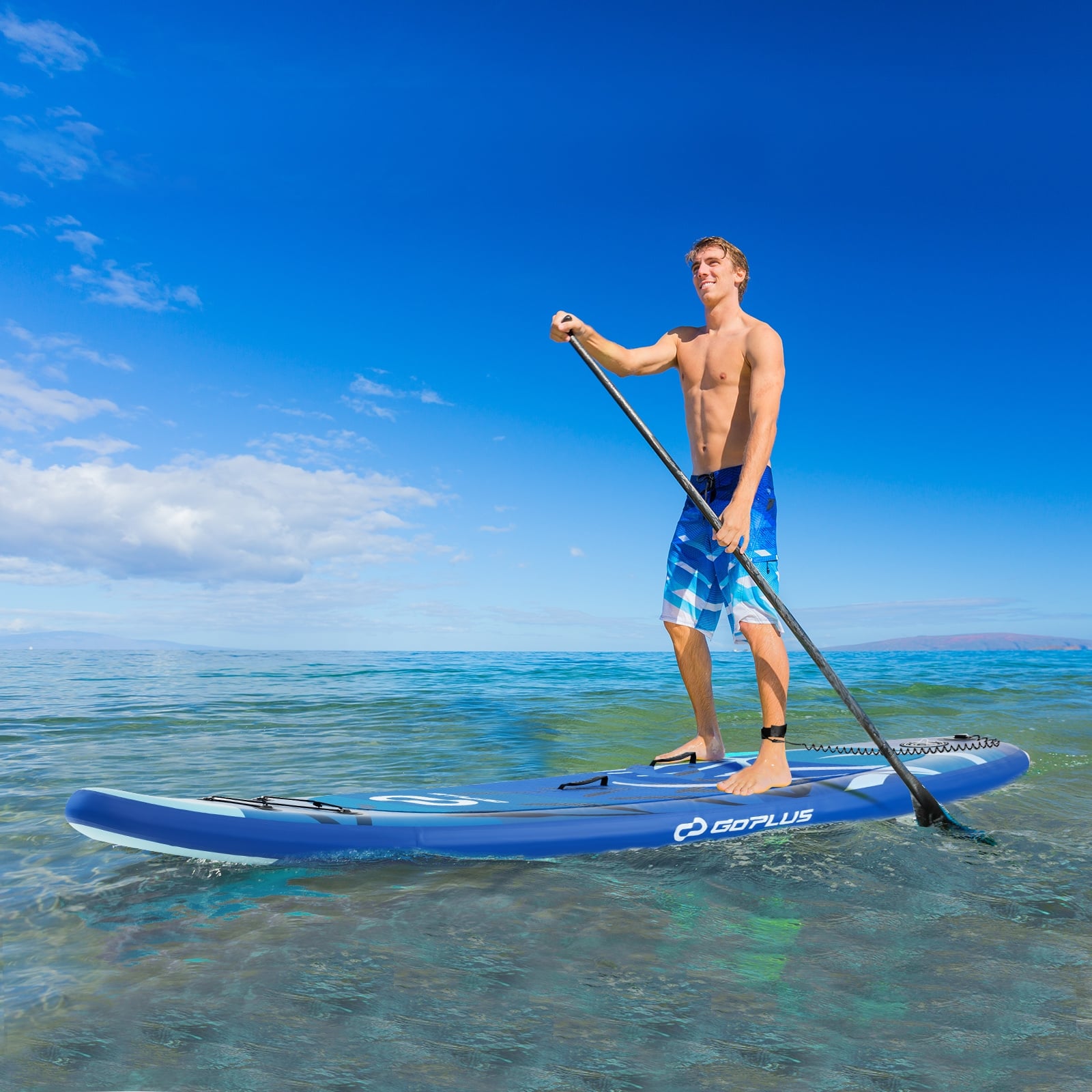Inflatable Stand Up Paddle Board, S, With Premium Accessories, Blue Surfing at Gallery Canada