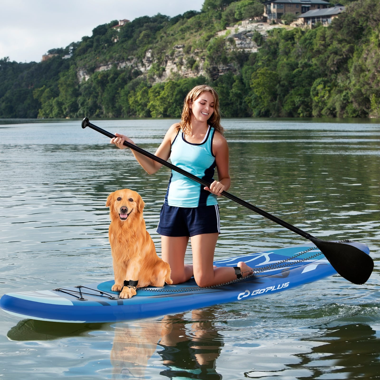 Inflatable Stand Up Paddle Board, S, With Premium Accessories, Blue Surfing at Gallery Canada