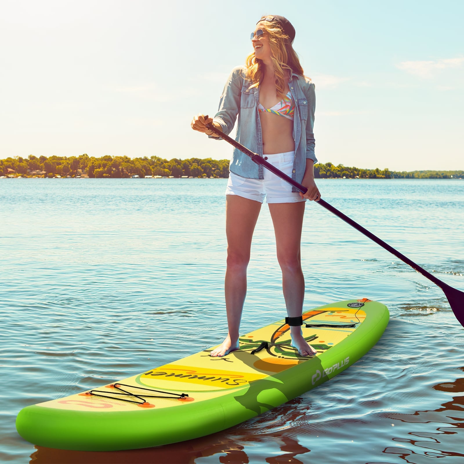 Inflatable Stand Up Paddle Board, iSUP Accessories, 3 Fins, S Surfing at Gallery Canada