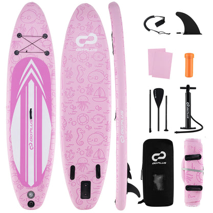 Inflatable Stand Up Paddle Board, 3 Fins, Backpack, S Surfing Options at Gallery Canada