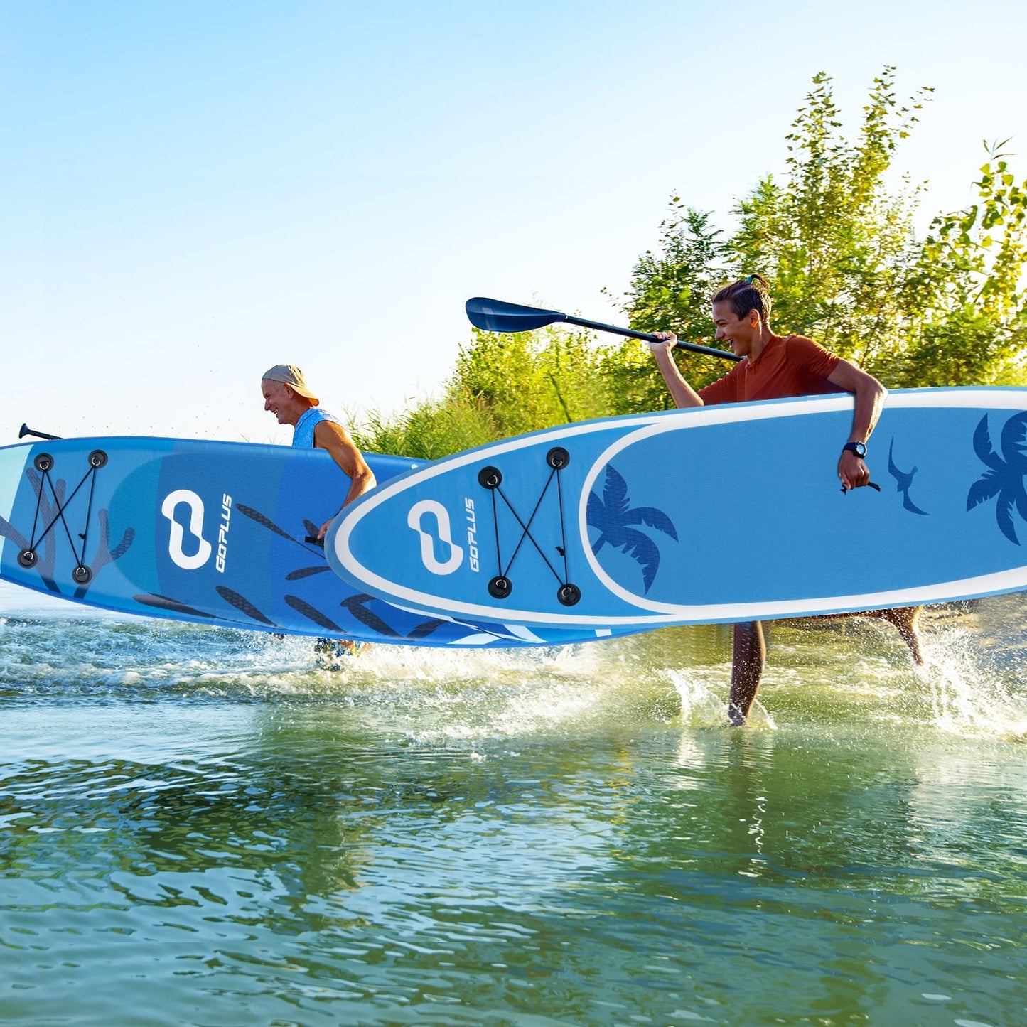 Inflatable Stand Up Paddle Board, S, Premium SUP Accessories, Blue Surfing at Gallery Canada