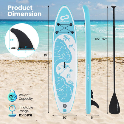 10/11 Feet Inflatable Stand Up Paddle Board, Premium SUP Accessories, S Water Sports at Gallery Canada