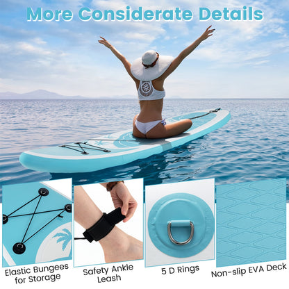 10/11 Feet Inflatable Stand Up Paddle Board, Premium SUP Accessories, S Water Sports at Gallery Canada