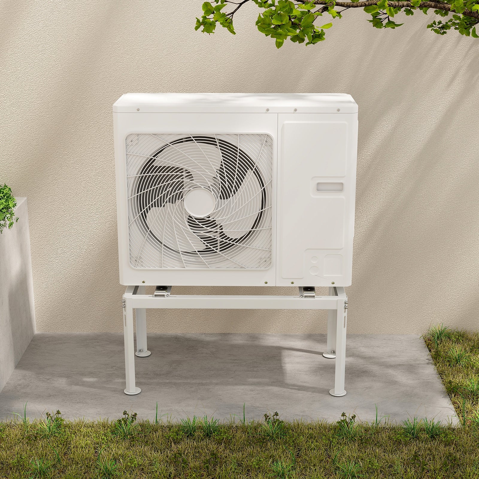 Mini Split Ground Stand, 9000-18000 BTU, White Mini Split Air Conditioners at Gallery Canada
