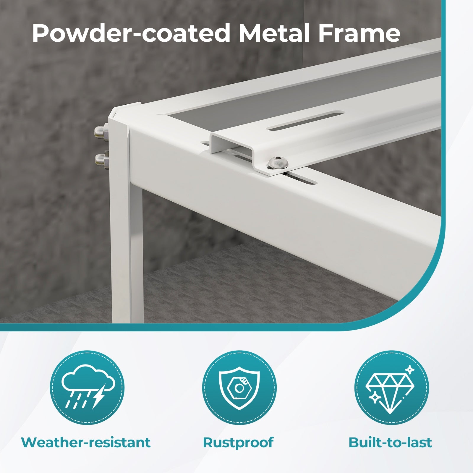 Mini Split Ground Stand, 9000-18000 BTU, White Mini Split Air Conditioners at Gallery Canada