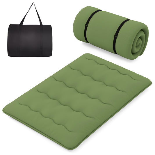 Full Size Floor Mattress, Washable Cover, Carry Bag, Green Mattresses Green at Gallery Canada