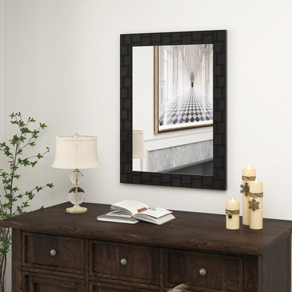 Wood Framed Wall Mirror, Rectangle Vanity Mirror, Black Wall Mirrors at Gallery Canada
