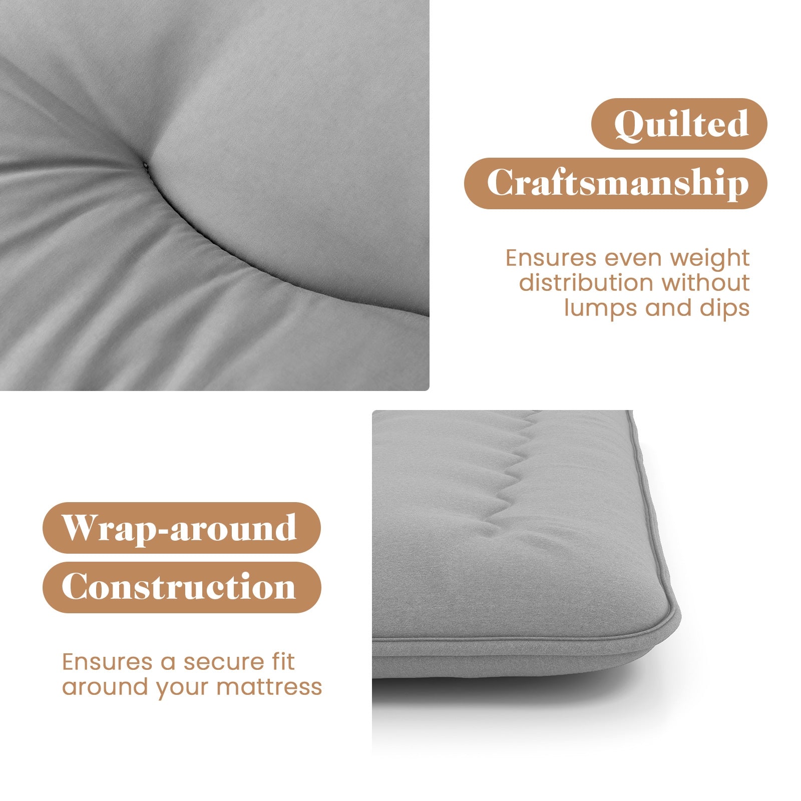 Full Size Futon Mattress, Washable Cover, Carry Bag, Gray Mattresses at Gallery Canada