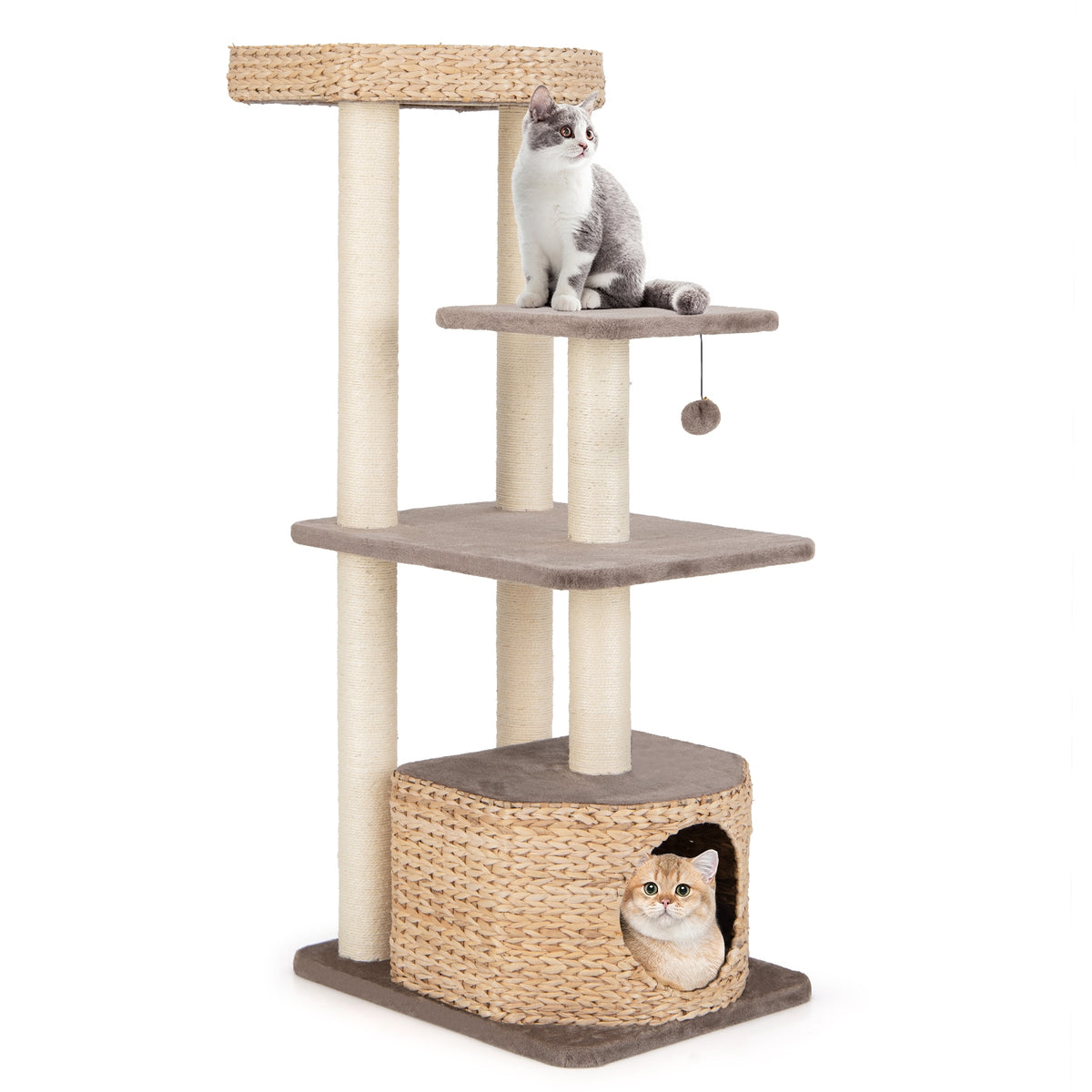 4 Layer Cat Tower, Scratching Posts, Condo, Washable Cushions, Coffee Cat Trees Condos & Scratchers at Gallery Canada