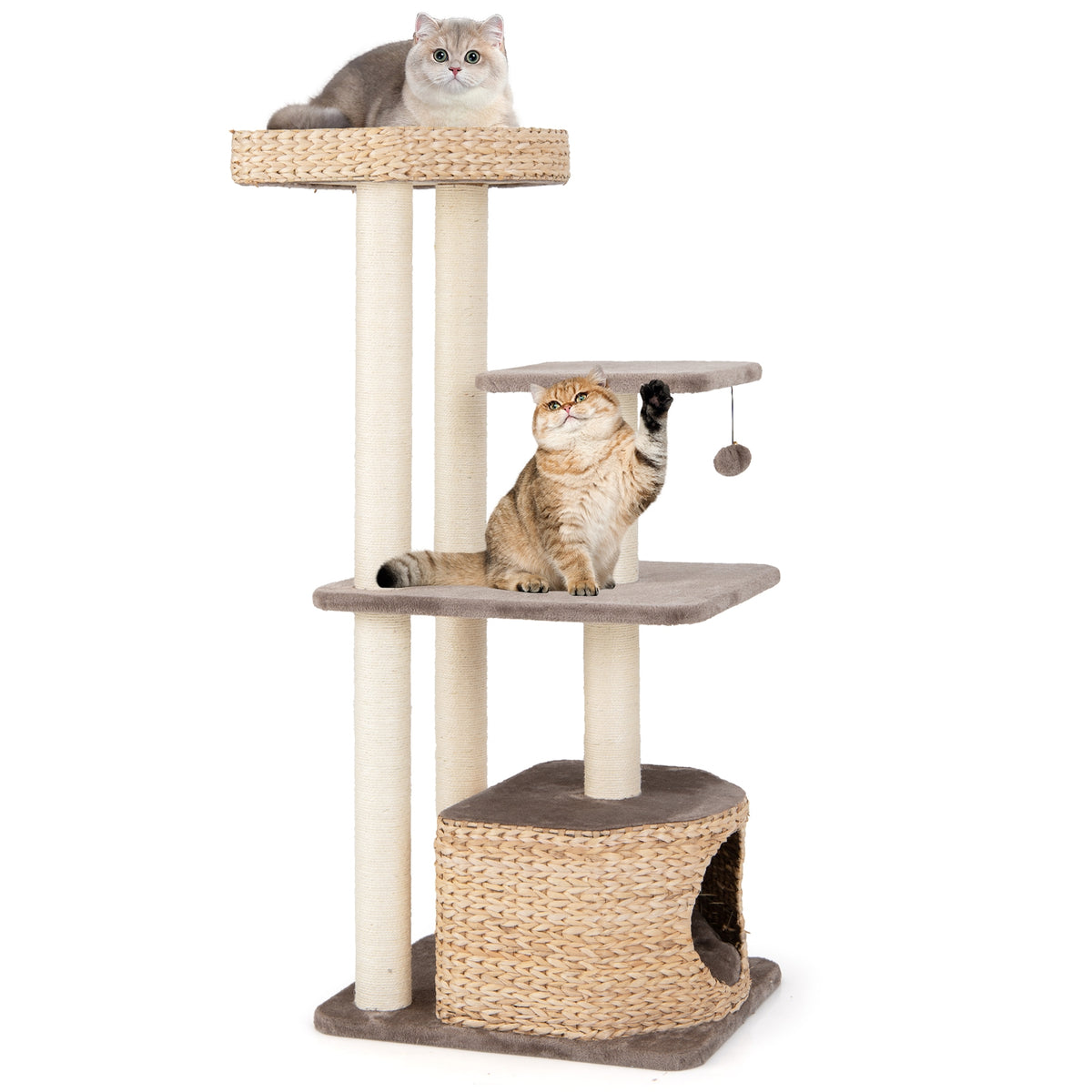 4 Layer Cat Tower, Scratching Posts, Condo, Washable Cushions, Coffee Cat Trees Condos & Scratchers at Gallery Canada