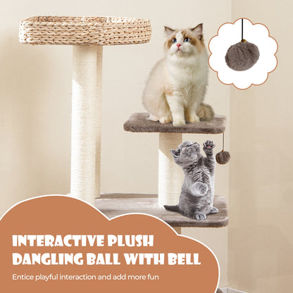 4 Layer Cat Tower, Scratching Posts, Condo, Washable Cushions, Coffee Cat Trees Condos & Scratchers at Gallery Canada