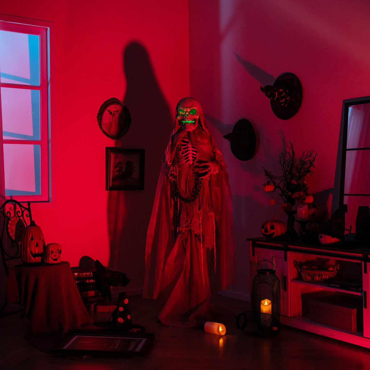 Halloween Skeleton Decoration, Outdoor LED Animated Halloween at Gallery Canada
