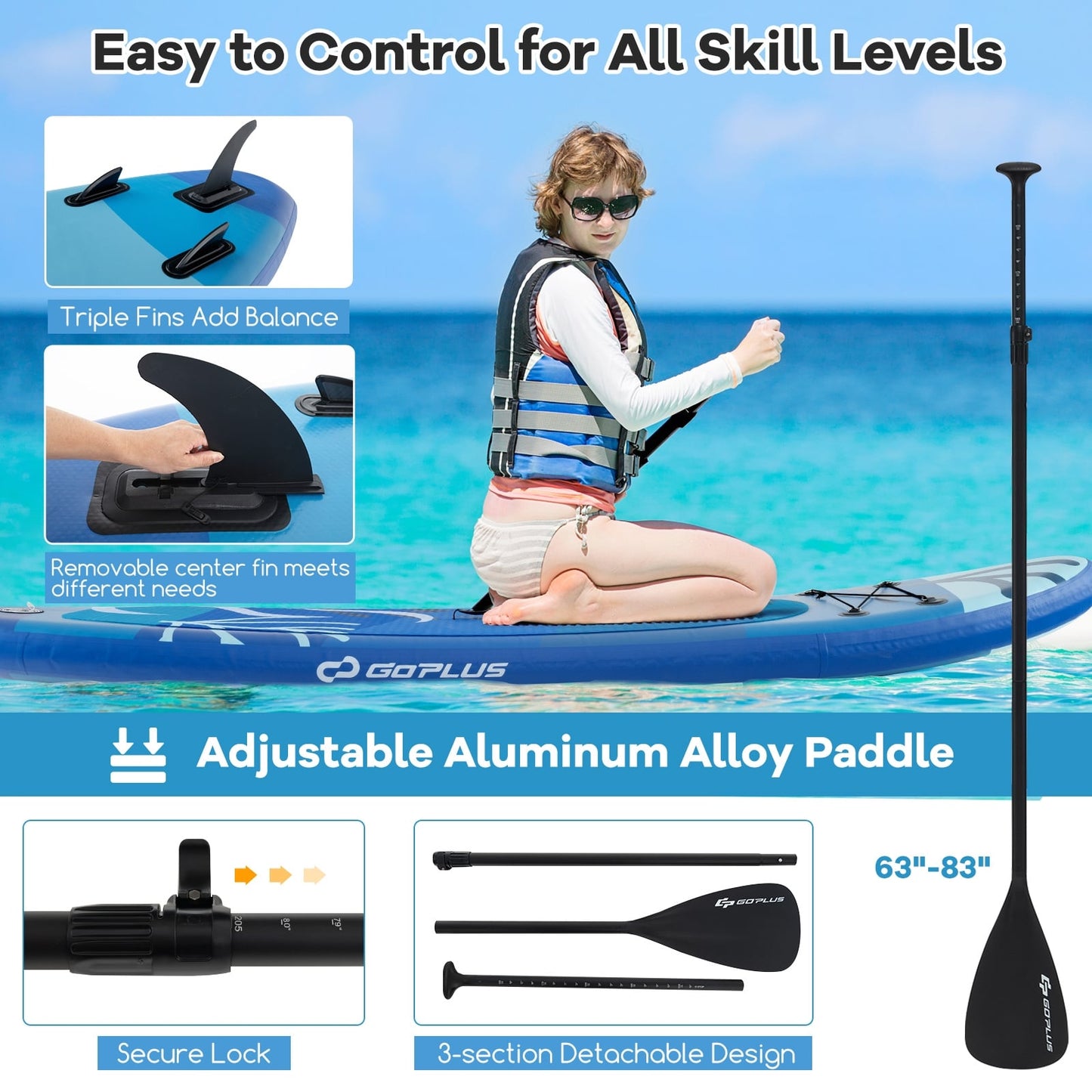 Inflatable Stand Up Paddle Board, Premium Accessories, L Surfing at Gallery Canada
