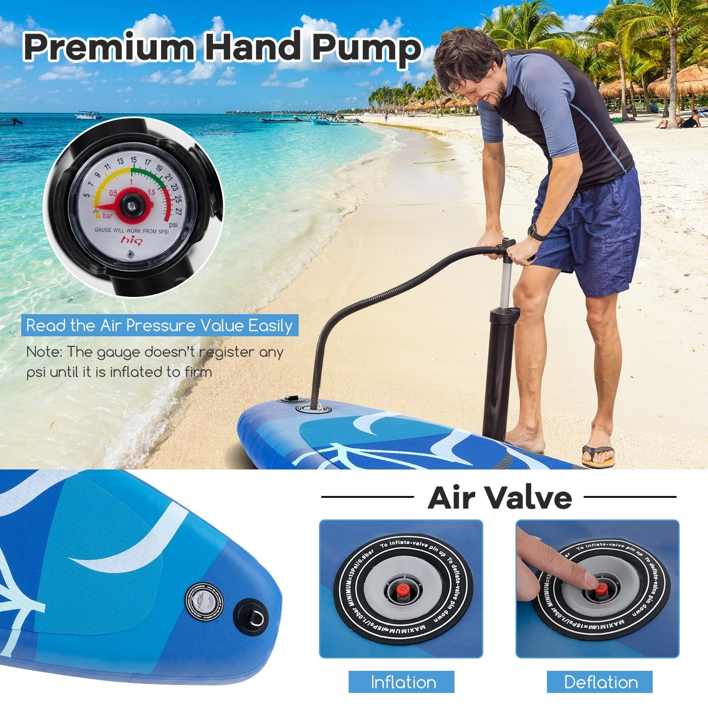 Inflatable Stand Up Paddle Board, Premium Accessories, L Surfing at Gallery Canada