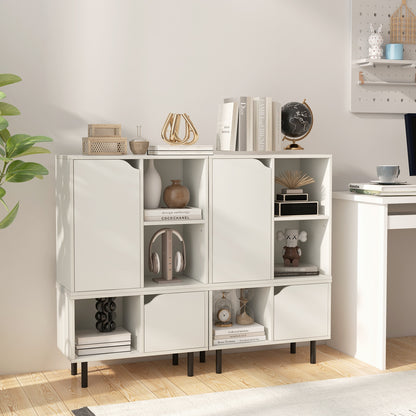 Stackable Bookcase, Adjustable Shelf, White Bookcases at Gallery Canada