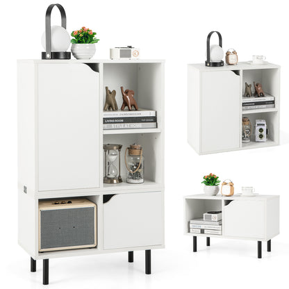 Stackable Bookcase, Adjustable Shelf, White Bookcases at Gallery Canada