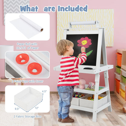 3-in-1 Double-Sided Art Easel, White Art Easels at Gallery Canada