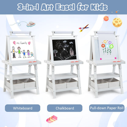 3-in-1 Double-Sided Art Easel, White Art Easels at Gallery Canada