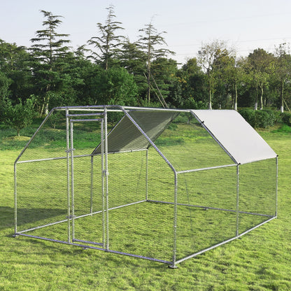 9.5 x 12.5 Feet Large Walk In Chicken Coop, Silver Chicken Coops at Gallery Canada
