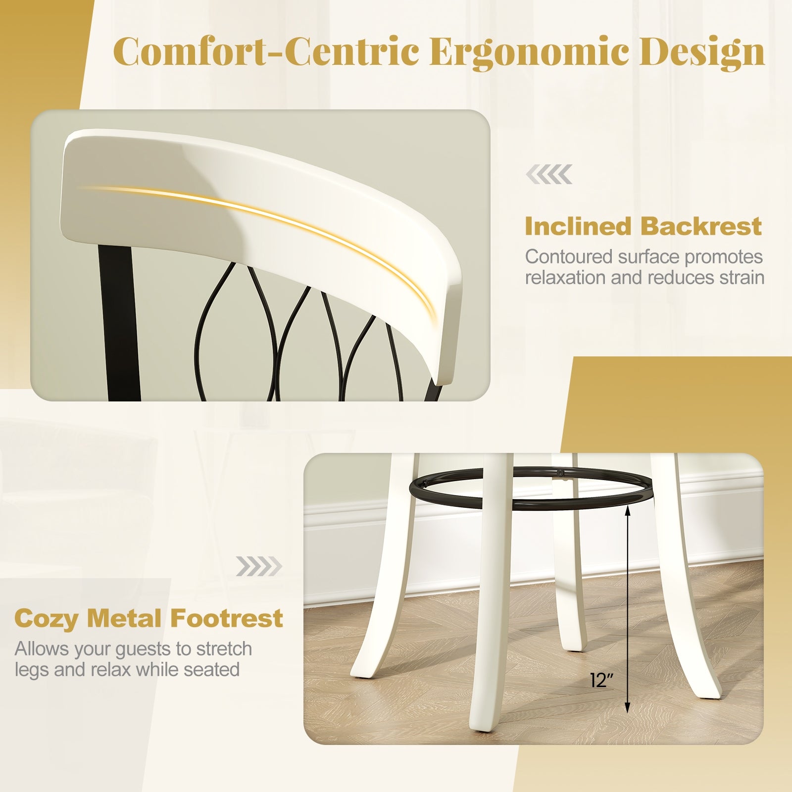 Swivel Bar Stools Set Of 2, 30 Inches, Rubber Wood Frame, Tufted Rivets Bar Stools at Gallery Canada