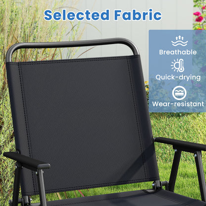 4 Piece Patio Furniture Set, SPC Coffee Table, Chairs, Black Patio Conversation Sets at Gallery Canada