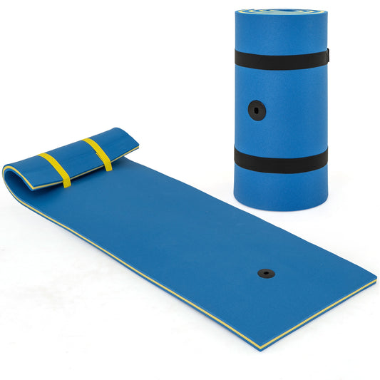 7 Inches x 2 Inches Water Mat, Safety Tether and Pillow Design, Blue Swimming Blue at Gallery Canada