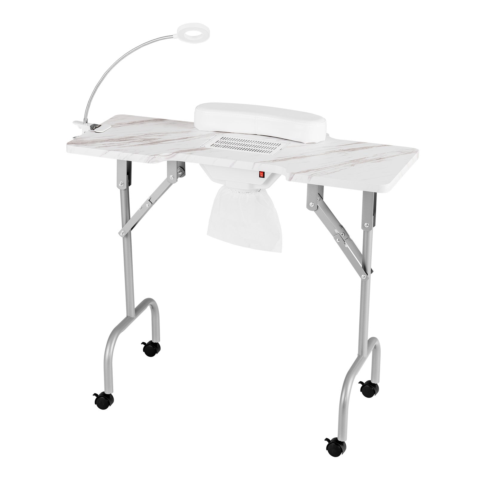 Folding Manicure Table With Electric Dust Collector, White Spa & Salon at Gallery Canada