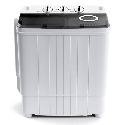 Portable Washing Machine, 17.6 lbs, Drain Pump, Gray Washing Machines at Gallery Canada