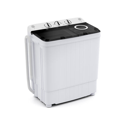 Portable Washing Machine, 17.6 lbs, Drain Pump, Gray Washing Machines at Gallery Canada