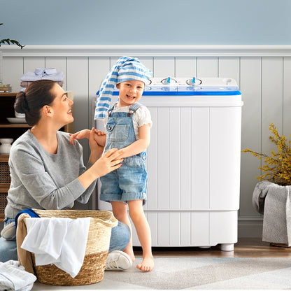 Portable Washing Machine, 17.6 lbs, With Drain Pump, Blue Washing Machines at Gallery Canada