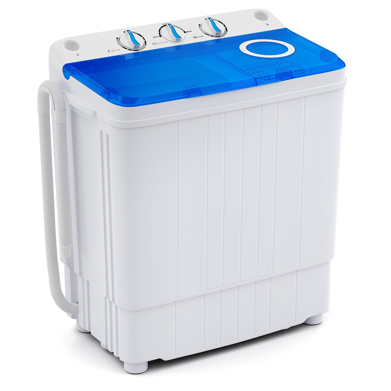 Portable Washing Machine, 17.6 lbs, With Drain Pump, Blue Washing Machines Blue at Gallery Canada