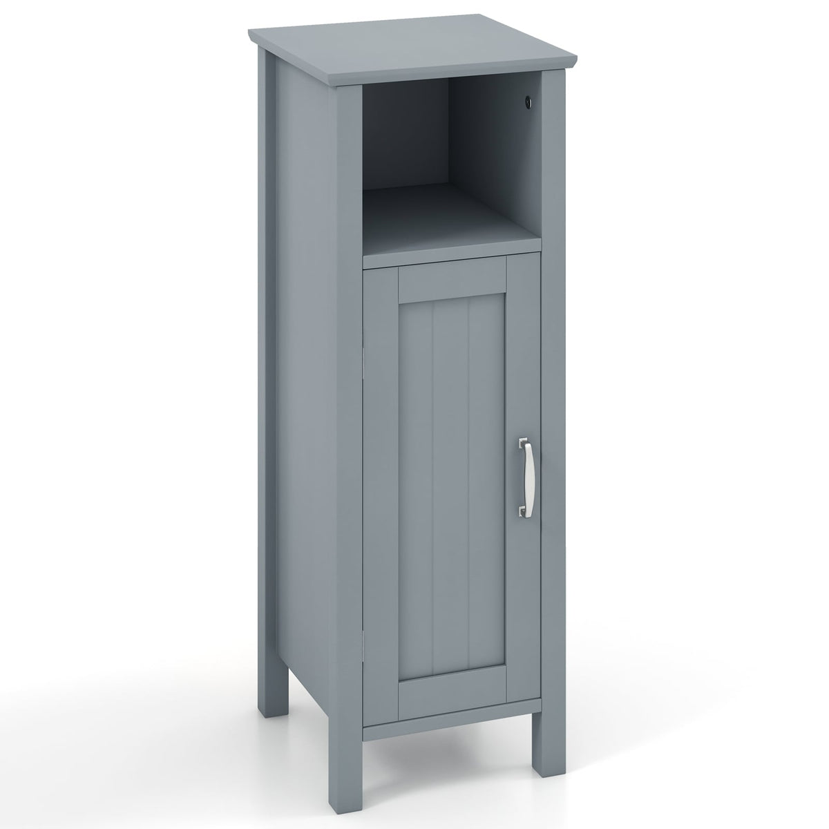 2-Tier Bathroom Storage Cabinet, Gray Floor Cabinets at Gallery Canada