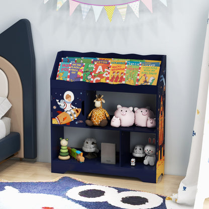 Kids Toy Storage Organizer, Book Shelf, Storage Cabinet, Navy Kids Storage at Gallery Canada