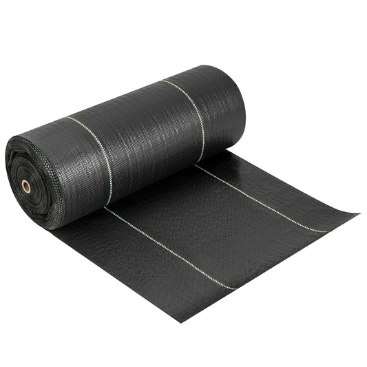 6.5 x 330/4 x 250/6 x 300 Ft Weed Barrier Landscape Fabric, 4 Ft, Black Garden Tools Black at Gallery Canada