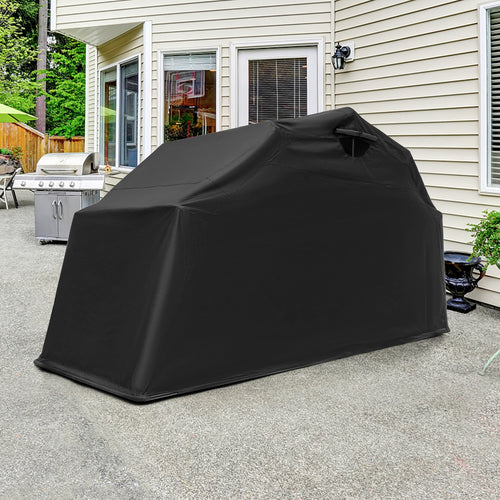 Waterproof Motorcycle Storage Tent, Black