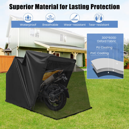 Waterproof Motorcycle Storage Tent, Black Carports at Gallery Canada