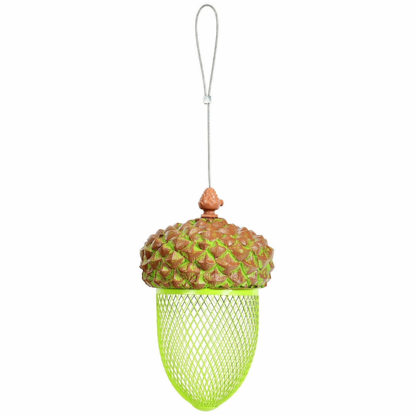 Metal Acorn Wild Bird Feeder, Outdoor Hanging Food Dispenser, Brown Chicken Coops at Gallery Canada