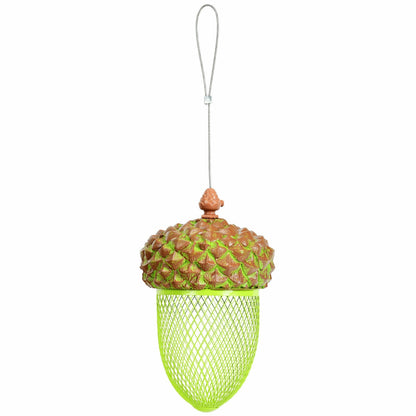 Metal Acorn Wild Bird Feeder, Outdoor Hanging Food Dispenser, Brown Chicken Coops at Gallery Canada